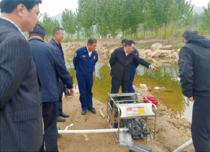 山东临沂水泵性能演示